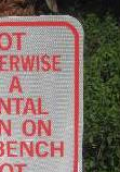 Florida Park Sign Bans Sleeping